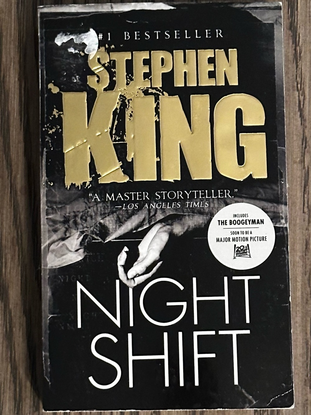Night Shift Book-Style Decorative Pillow Cover in Black